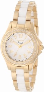 Invicta Swiss Quartz White Watch #1780 (Women Watch)