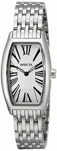 Invicta Silver Dial Stainless Steel Band Watch #17806 (Women Watch)