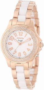 Invicta White Dial Stainless Steel Band Watch #1781 (Women Watch)