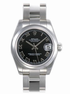 Rolex Black Dial Automatic Self Winding Watch #178240-BKRO (Women Watch)