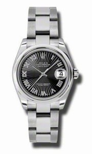 Rolex Black Dial Automatic Self Winding Watch #178240-BKSBRO (Women Watch)