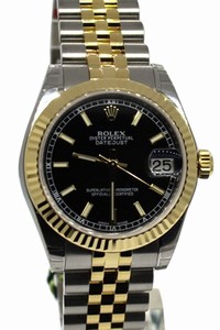 Rolex Automatic - Rolex Calibre 3255 Dial color Black Watch # 178243 (Men Watch)