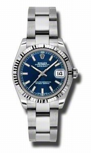 Rolex Automatic Dial color Blue Watch # 178274BLSO (Men Watch)