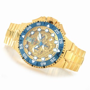 Invicta Gold Dial Watch #17845 (Men Watch)