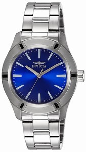 Invicta Blue Dial Stainless Steel Band Watch #17895 (Men Watch)