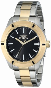 Invicta Black Dial Stainless Steel Band Watch #17896SYB (Men Watch)