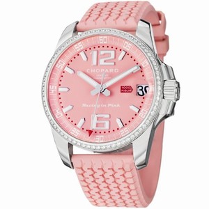 Chopard Mille Miglia Gran Turismo XL Automatic Pink Rubber Limited Edition Watch# 178997-3001 (Women Watch)