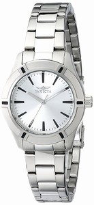 Invicta Silver Dial Stainless Steel Band Watch #17906 (Women Watch)