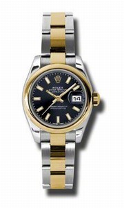 Rolex Automatic Dial color Black Watch # 179163BKSO (Women Watch)