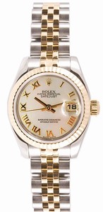 Rolex Automatic Dial color White Watch # 179173.JMOPR (Women Watch)