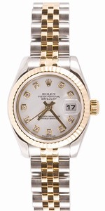 Rolex Automatic Dial color White Watch # 179173.JWD (Women Watch)