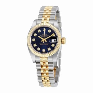Rolex Automatic Dial color Blue Watch # 179173BLDJ (Men Watch)
