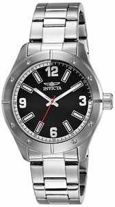 Invicta Black Dial Luminescent Hands Watch #17922 (Men Watch)