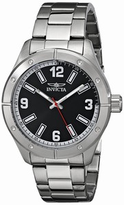 Invicta Black Dial Stainless Steel Watch #17922SYB (Men Watch)