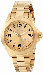 Invicta Champagne Quartz Watch #17933 (Women Watch)