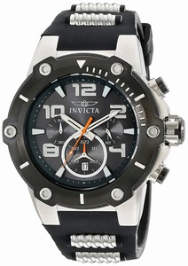 Invicta Black Dial Luminescent Hands^stopwatch Watch #17939 (Men Watch)