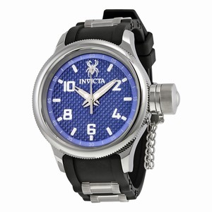 Invicta Blue Glass Fiber Quartz Watch #17945 (Men Watch)