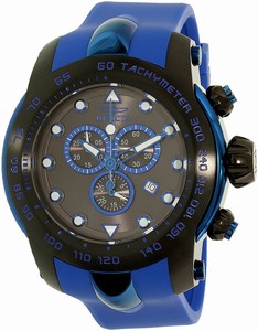 Invicta Black Dial Silicone Band Watch #18028SYB (Men Watch)