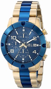 Invicta Blue Dial Stainless Steel Band Watch #18048 (Men Watch)