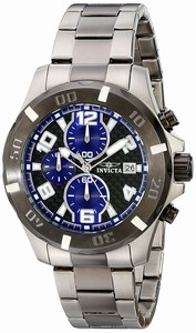 Invicta Black Dial Stainless Steel Band Watch #18051 (Men Watch)