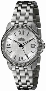 Invicta Silver-tone Dial Stainless Steel Watch #18069 (Women Watch)