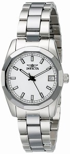 Invicta White Dial Tungsten Band Watch #18072 (Women Watch)