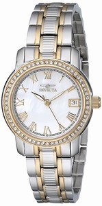 Invicta Mother Of Pearl Dial Stainless Steel Band Watch #18081 (Women Watch)