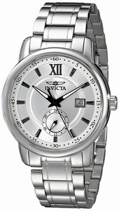 Invicta Silver Dial Stainless Steel Band Watch #18085 (Men Watch)