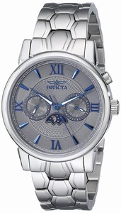 Invicta Grey Dial Stainless Steel Watch #18089 (Men Watch)