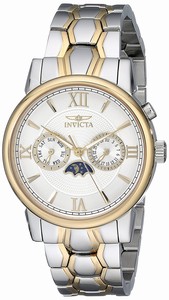 Invicta Silver Dial Stainless Steel Band Watch #18091 (Men Watch)