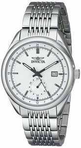 Invicta Silver Dial Stainless Steel Band Watch #18095 (Men Watch)