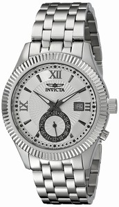 Invicta Silver Dial Stainless Steel Band Watch #18099 (Men Watch)