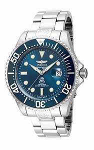 Invicta Blue Dial Stainless Steel Band Watch #18160 (Men Watch)