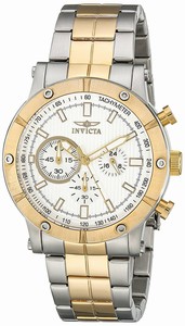 Invicta Silver Dial Stainless Steel Band Watch #18164 (Men Watch)