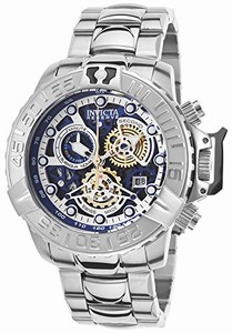 Invicta Blue Dial Stainless Steel Band Watch #18216 (Men Watch)