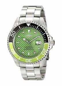 Invicta Green Dial Stainless Steel Band Watch #18263 (Men Watch)