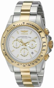 Invicta White Dial Stainless Steel Band Watch #18392 (Men Watch)