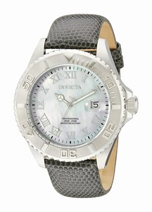 Invicta Mother of pearl Dial Stainless steel Band Watch # 18424 (Men Watch)