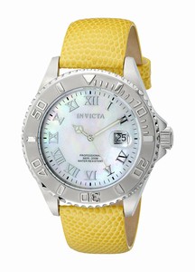 Invicta Mother Of Pearl Dial Stainless Steel Band Watch #18426 (Men Watch)