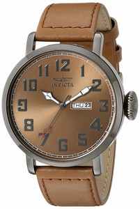 Invicta Beige Dial Calendar Watch #18434 (Men Watch)