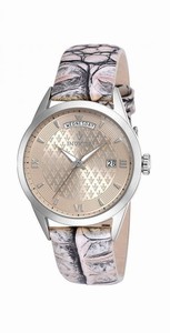 Invicta Beige Dial Leather Band Watch #18468 (Women Watch)