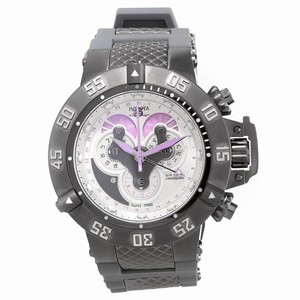 Invicta Grey Dial Uni-directional Rotating Gunmetal Ion-plated Band Watch #18523 (Men Watch)