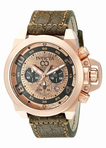 Invicta Corduba Quartz Chronograph Date Leather Watch # 18735 (Men Watch)