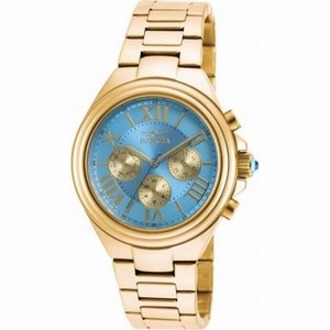 Invicta Blue Dial Stainless Steel Watch #18750 (Women Watch)