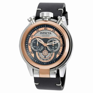 Invicta Rose And Grey Quartz Watch #18769 (Men Watch)