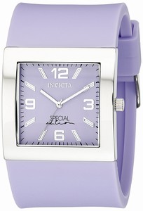 Invicta Purple Dial Stainless Steel Band Watch #18805 (Women Watch)