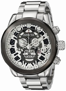 Invicta Black Dial Stainless Steel Band Watch #18866 (Men Watch)