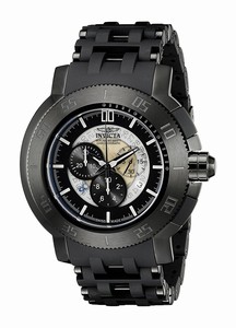 Invicta Black Dial Stainless Steel Band Watch #18883 (Men Watch)