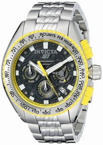 Invicta Black Dial Stainless Steel Band Watch #18928 (Men Watch)