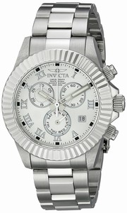 Invicta Silver Dial Stainless Steel Band Watch #18957 (Women Watch)